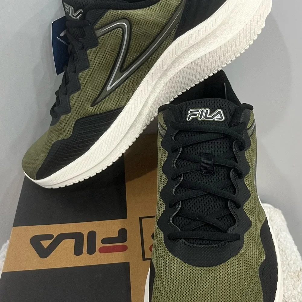 Fila Olive and‎ Black Athletic Shoes